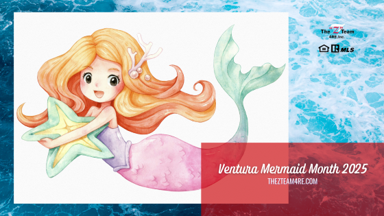 Meet live mermaids and enjoy ocean-themed activities in March during Ventura Mermaid  Month at Ventura Harbor Village.